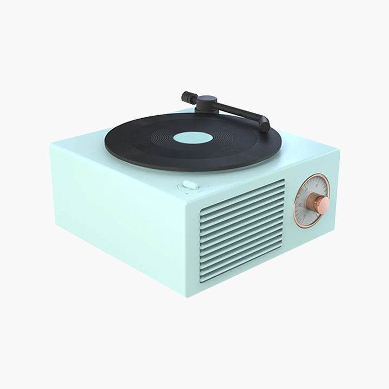 Retro vinyl wireless subwoofer speaker
