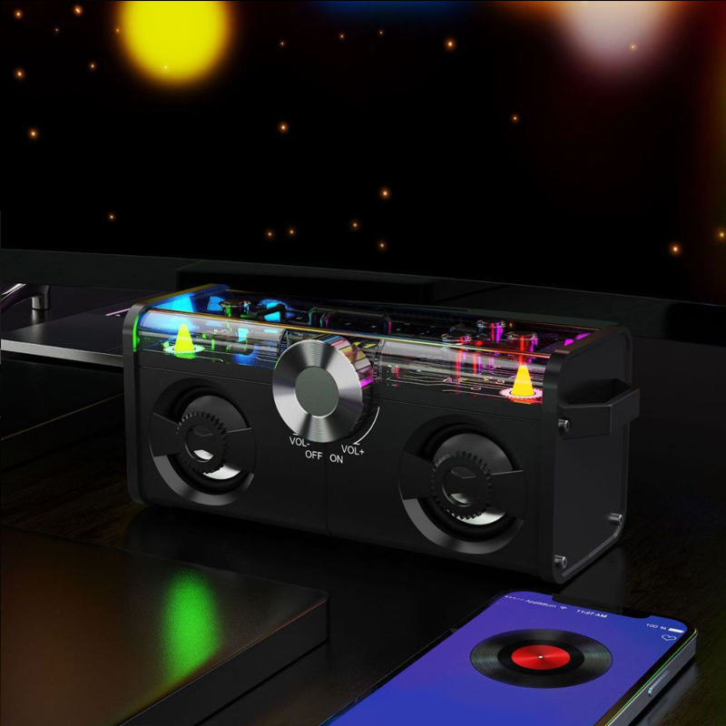 Mechanical fashion wireless subwoofer speaker