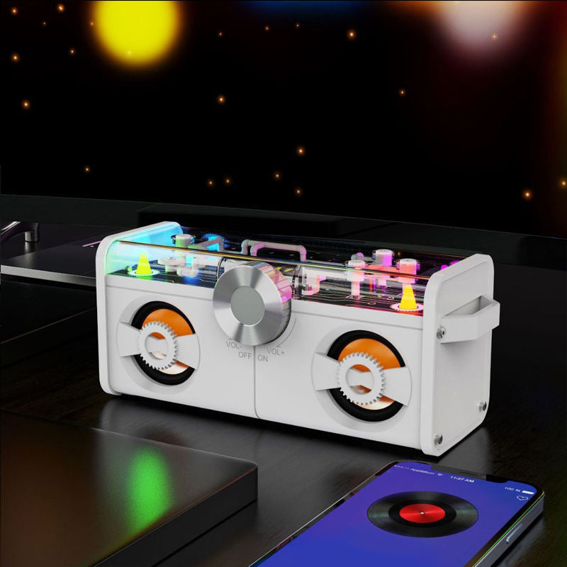 Mechanical fashion wireless subwoofer speaker