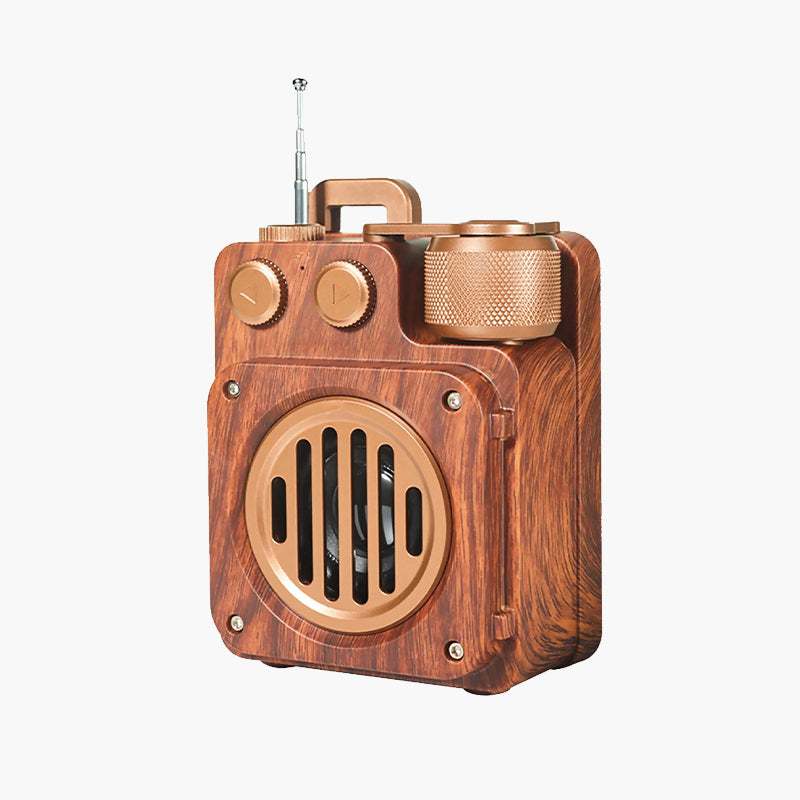 Retro bluetooth wireless subwoofer speaker