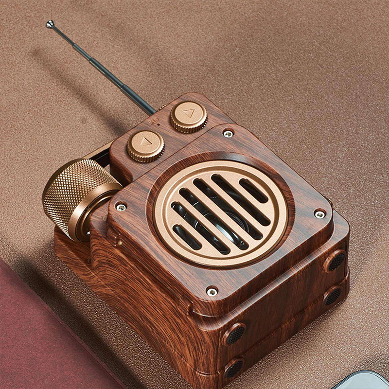 Retro bluetooth wireless subwoofer speaker