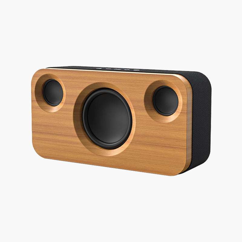 Wooden home wireless subwoofer speaker