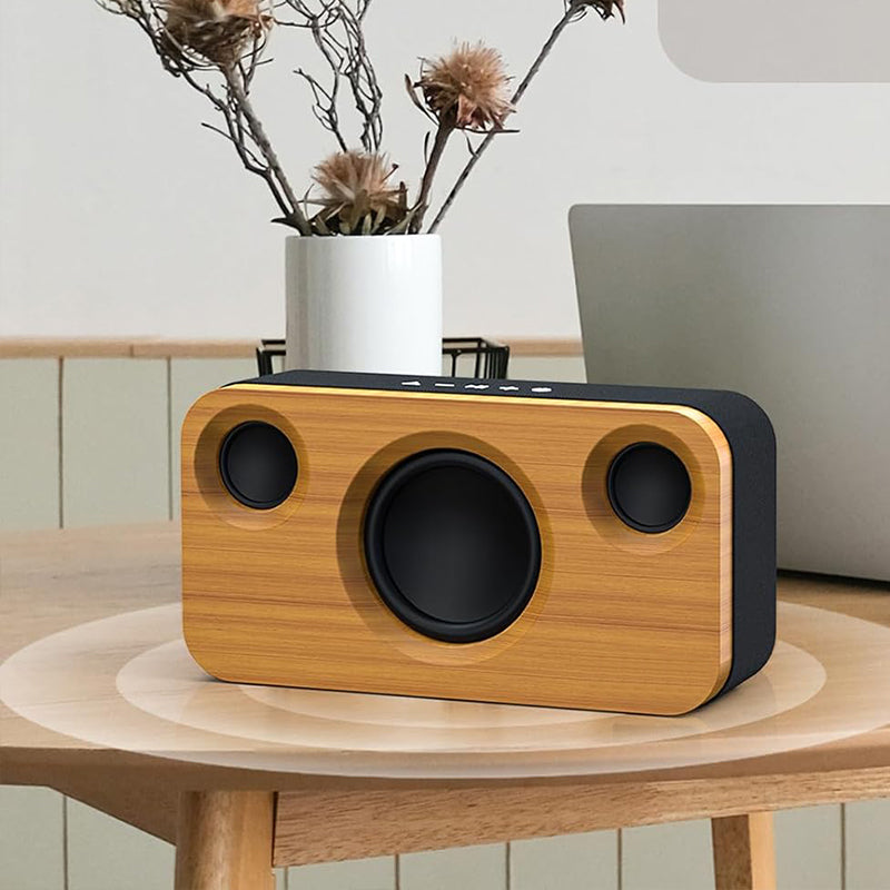 Wooden home wireless subwoofer speaker
