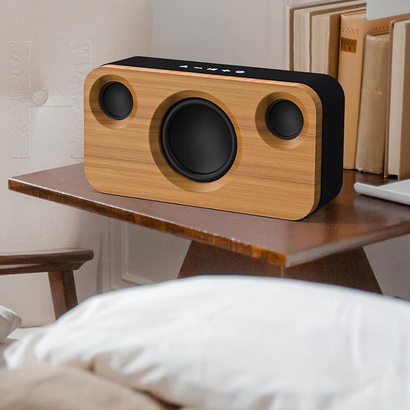 Wooden home wireless subwoofer speaker