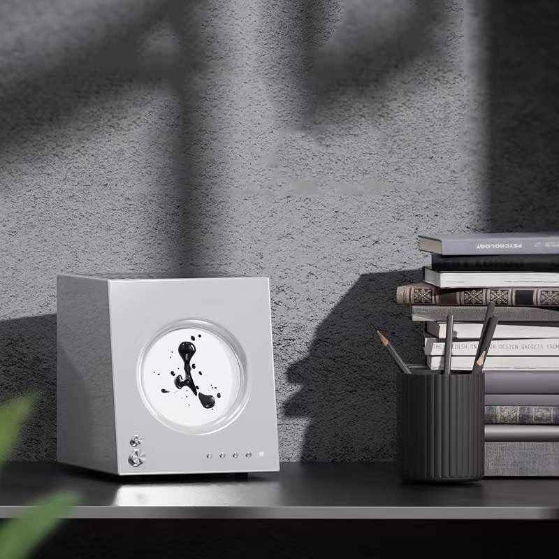 Anti-gravity magnetic fluid subwoofer speaker